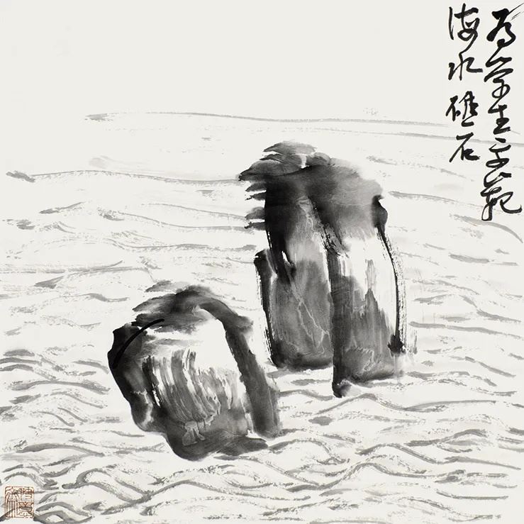 为学生示范海水礁石（课稿）