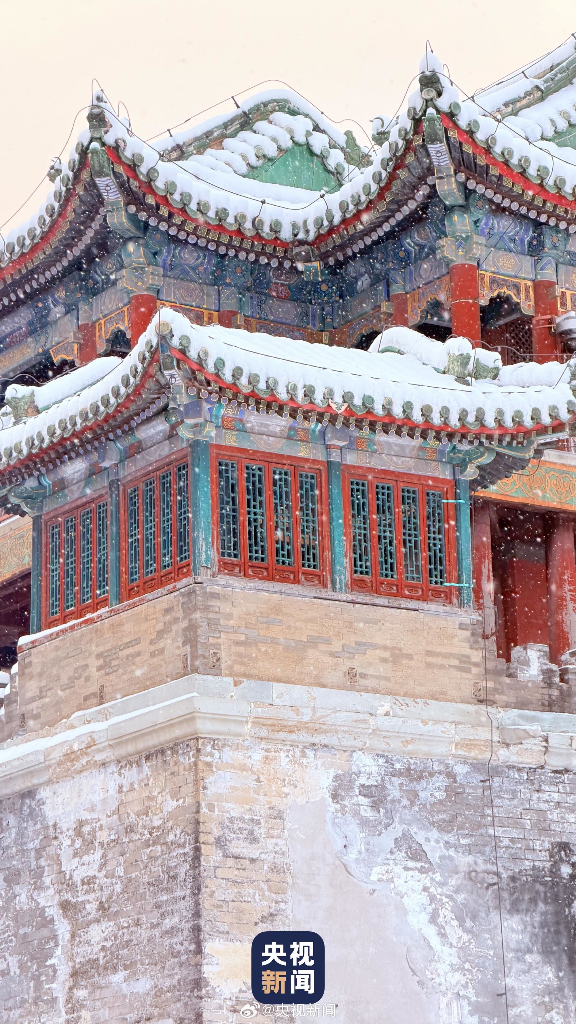 一场雪 颐和园美成了国画_新闻频道