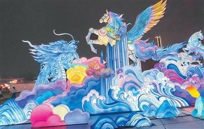 大陆花灯闪亮宝岛台湾元宵灯会_新闻频道