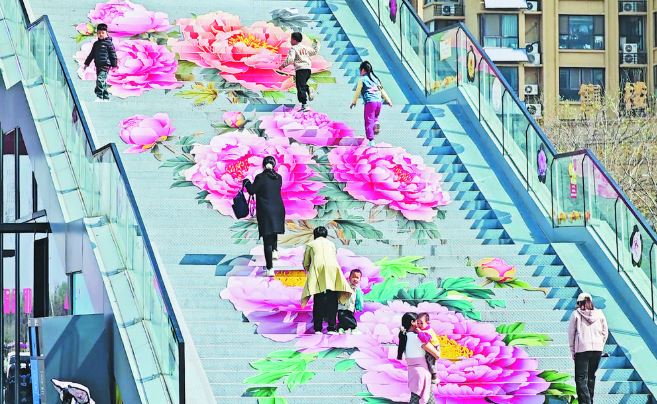 天桥“生”国色  城市添新景