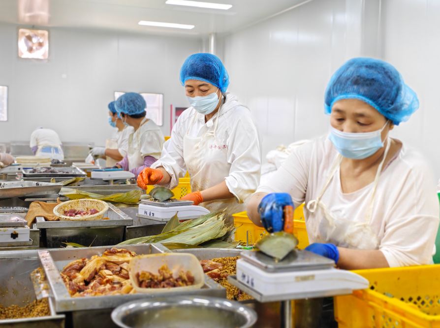 粽子飘香赶订单